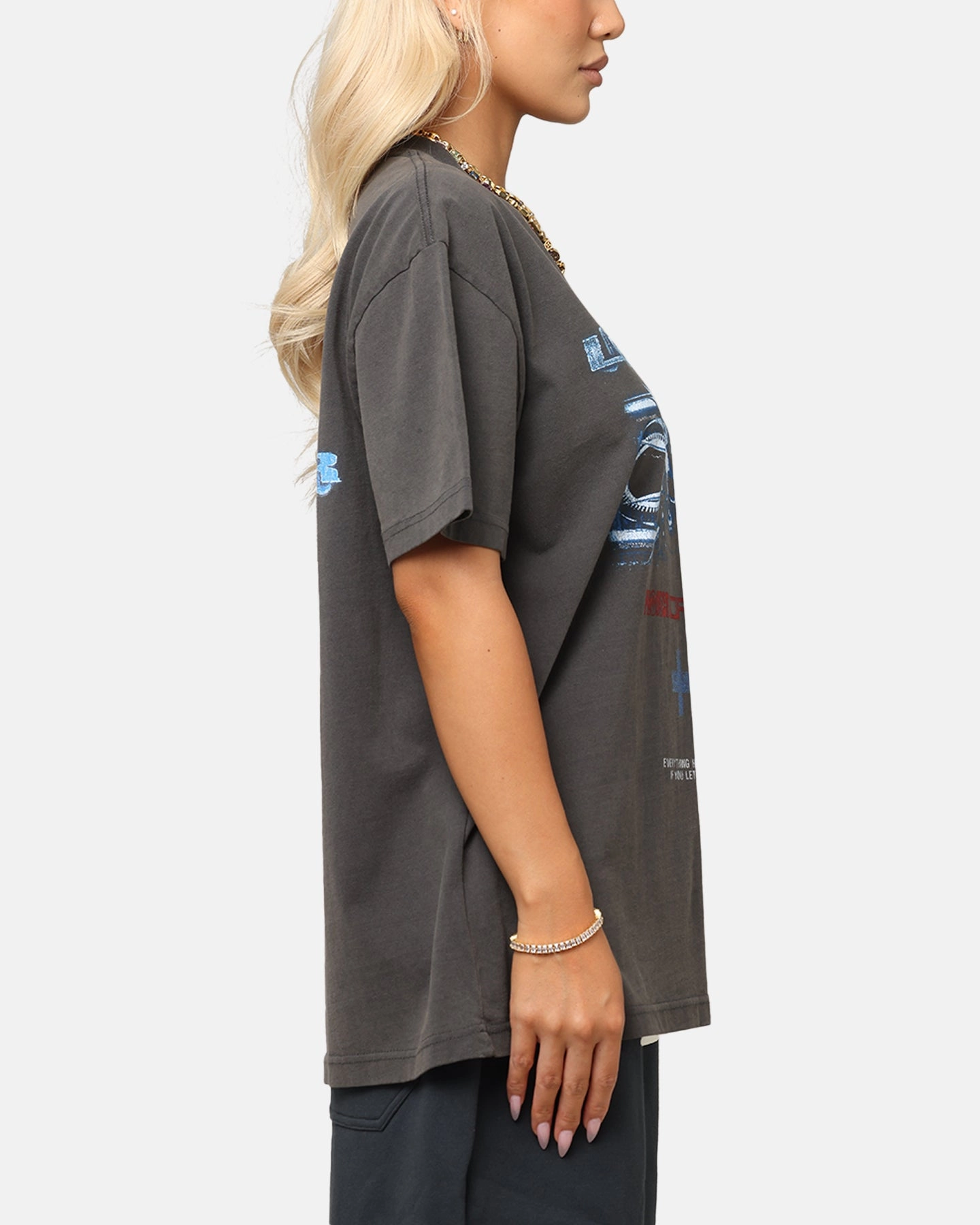 Chic Wear Loiter Void Vintage T-Shirt Black Wash