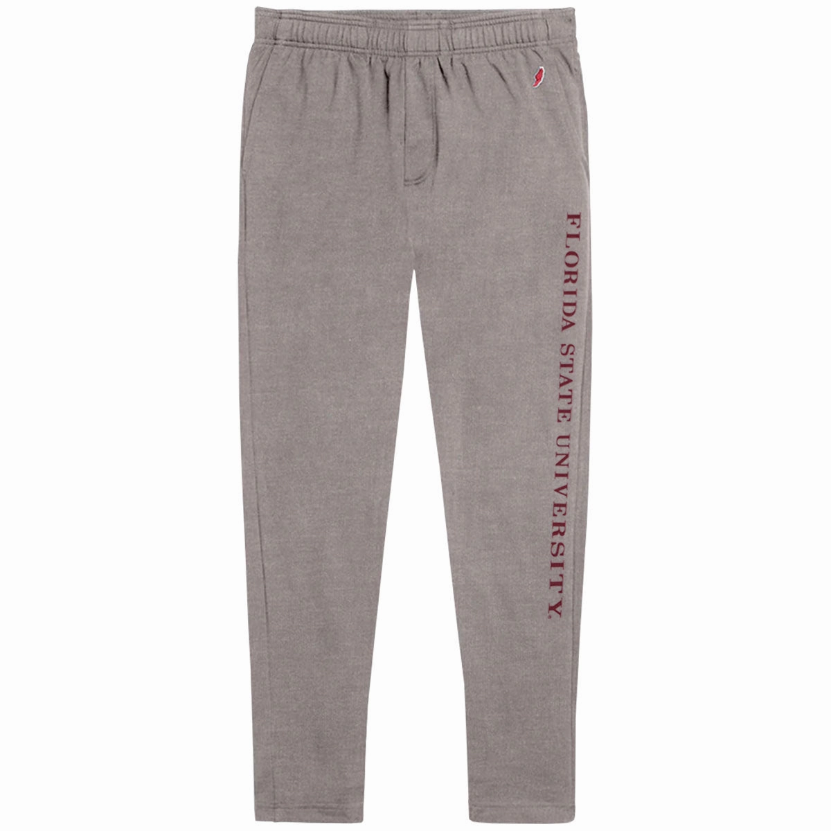 League Men's Florida State University Tri-blend Jogger Pant - Grey Formal Look