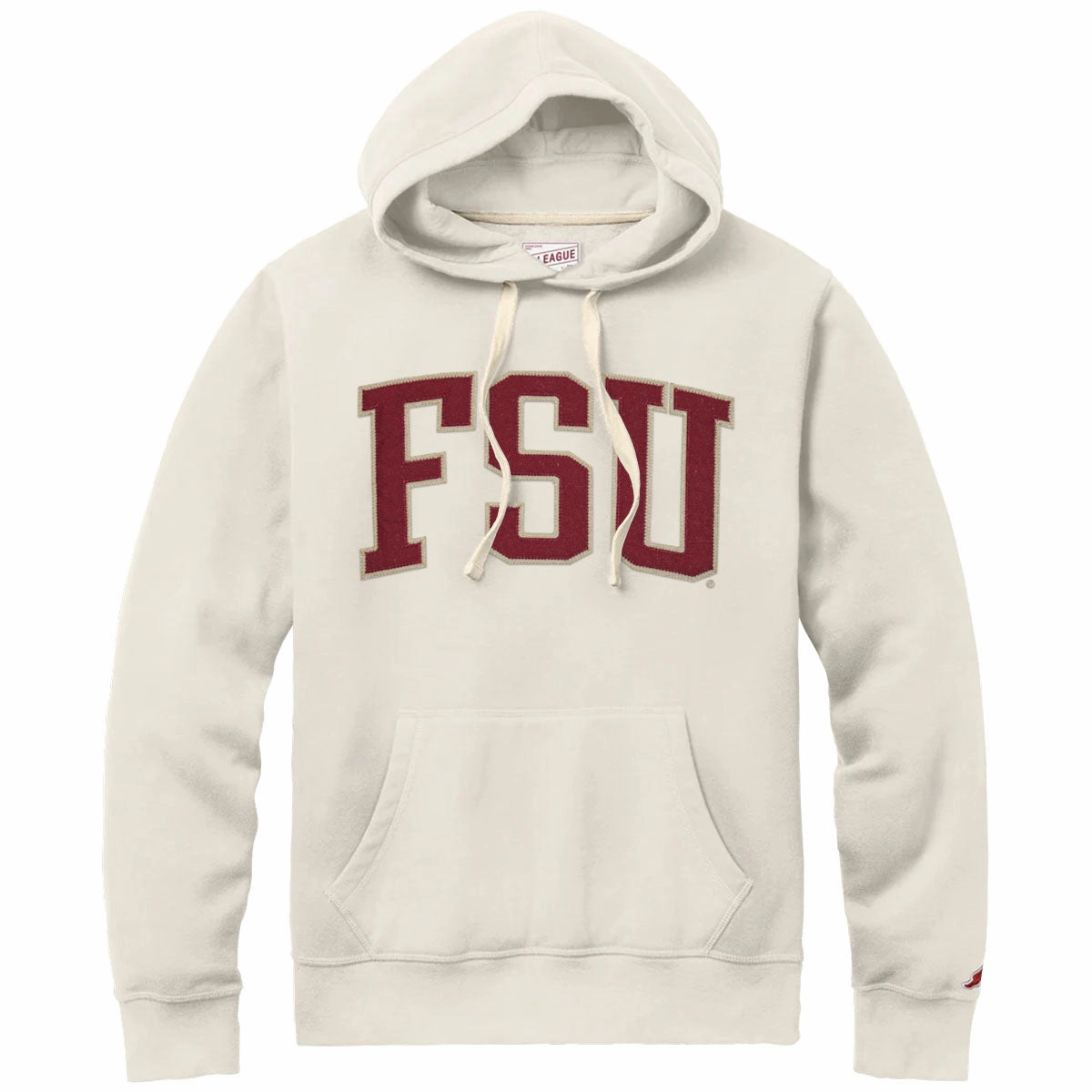 Layering Staple League Men's FSU Brushed Fleece Hood - Oatmeal