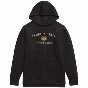League Women's Florida State University Seal Academy Hood - Black High Speed low pressure