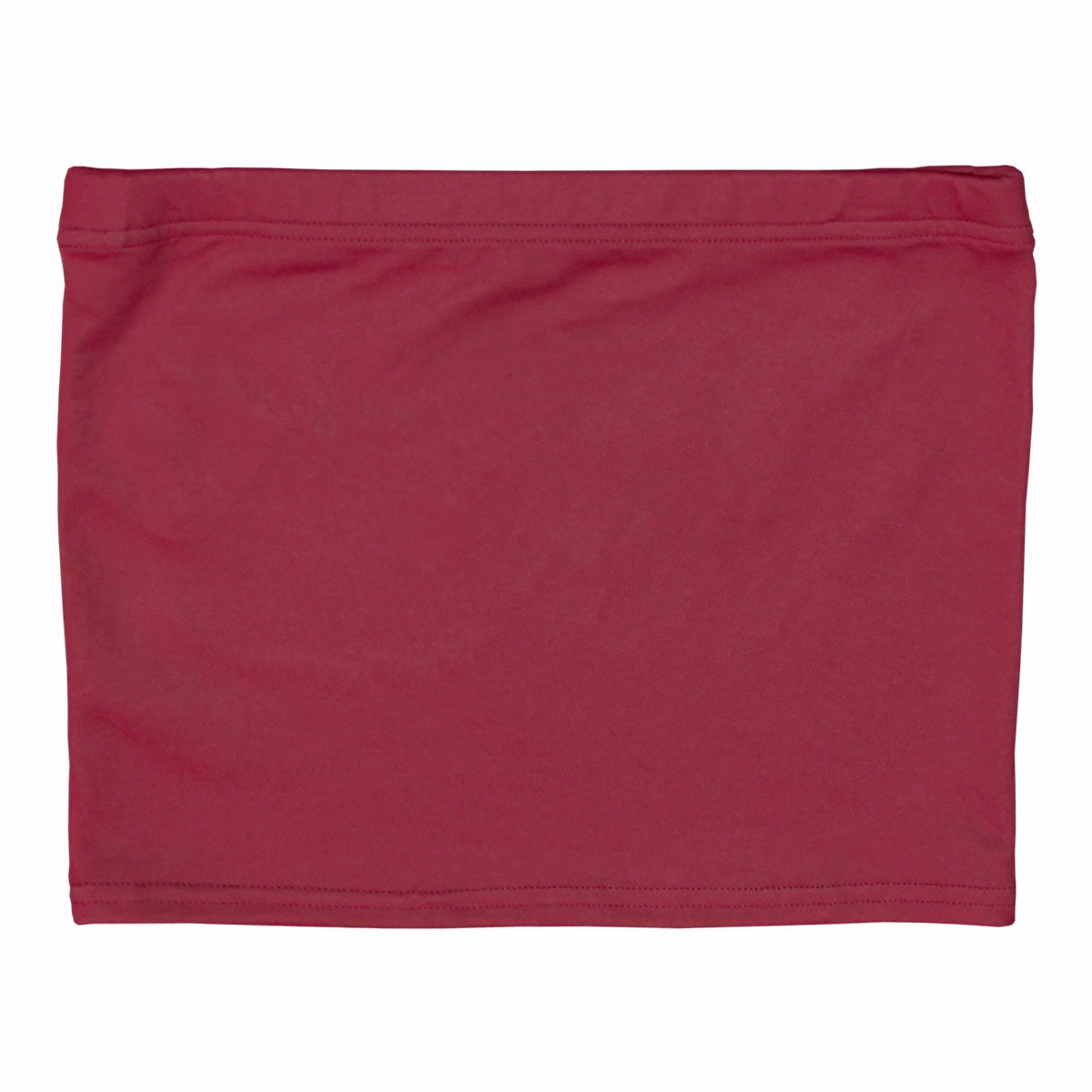 Built In Support ZooZatz Women's Solid Tube Top - Garnet