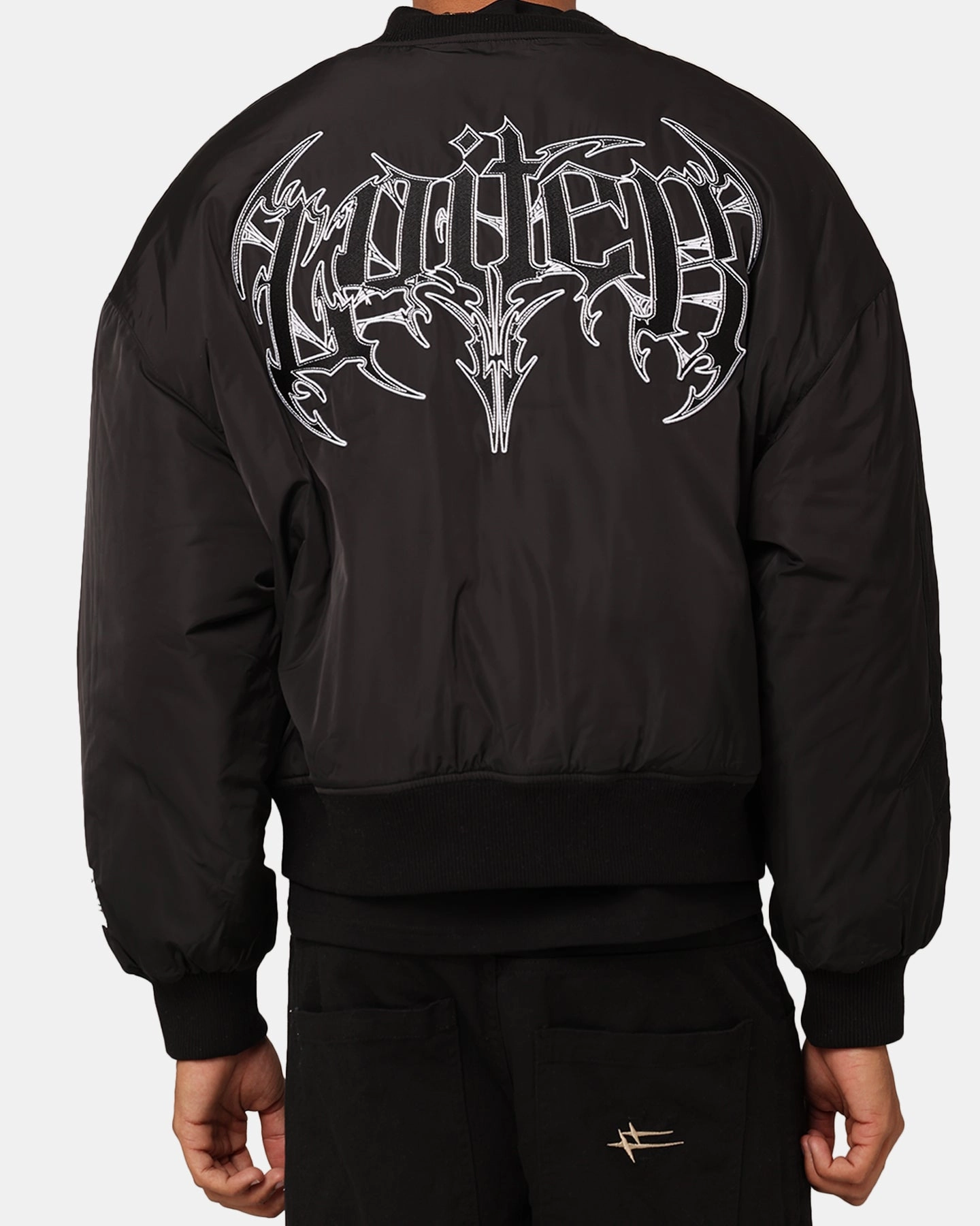 Storm Shield All-Season Outerwear Loiter Shadow Cropped Bomber Jacket Black