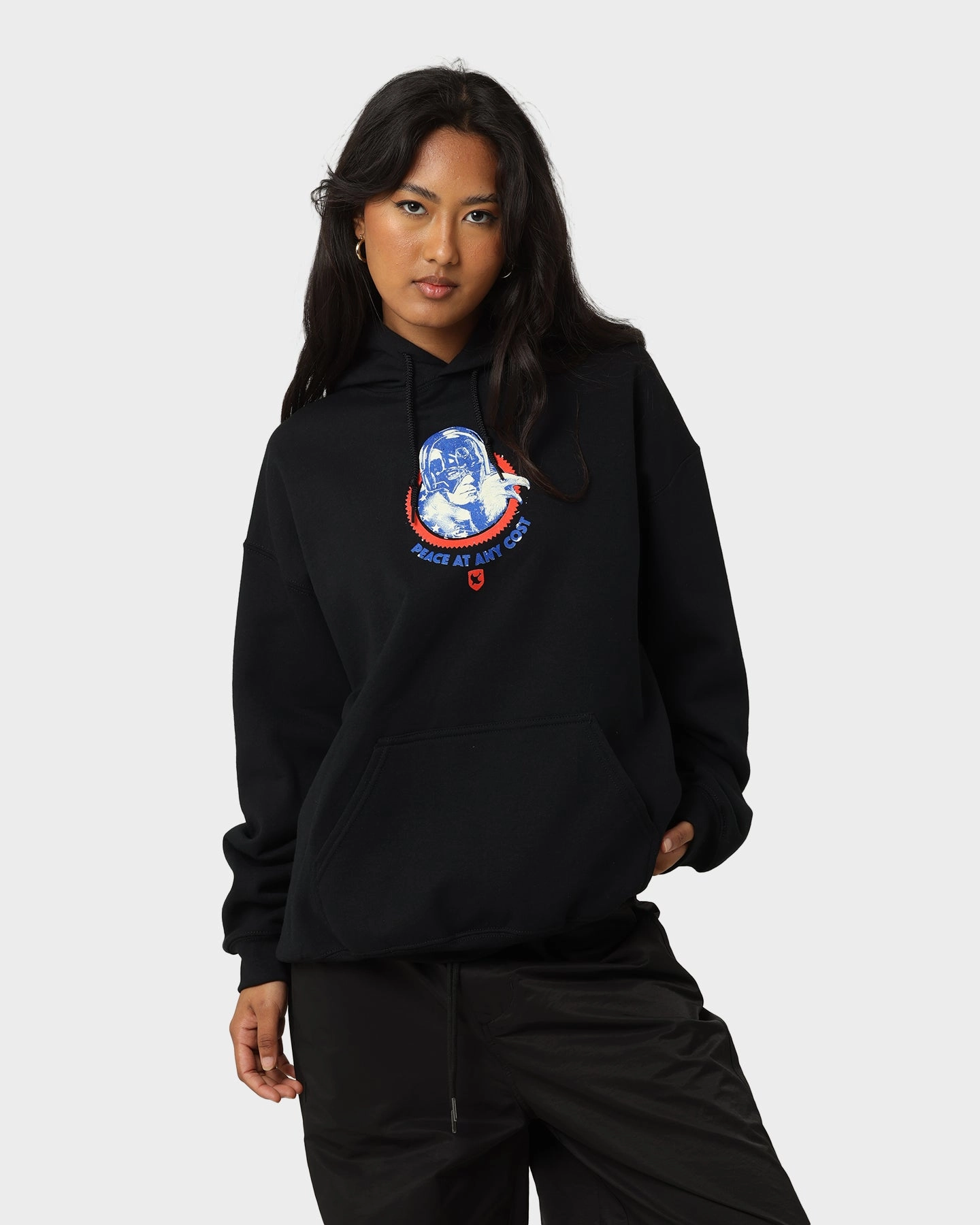Goat Crew X Peacemaker Eat Peace MF Hoodie Black Adventure Ready
