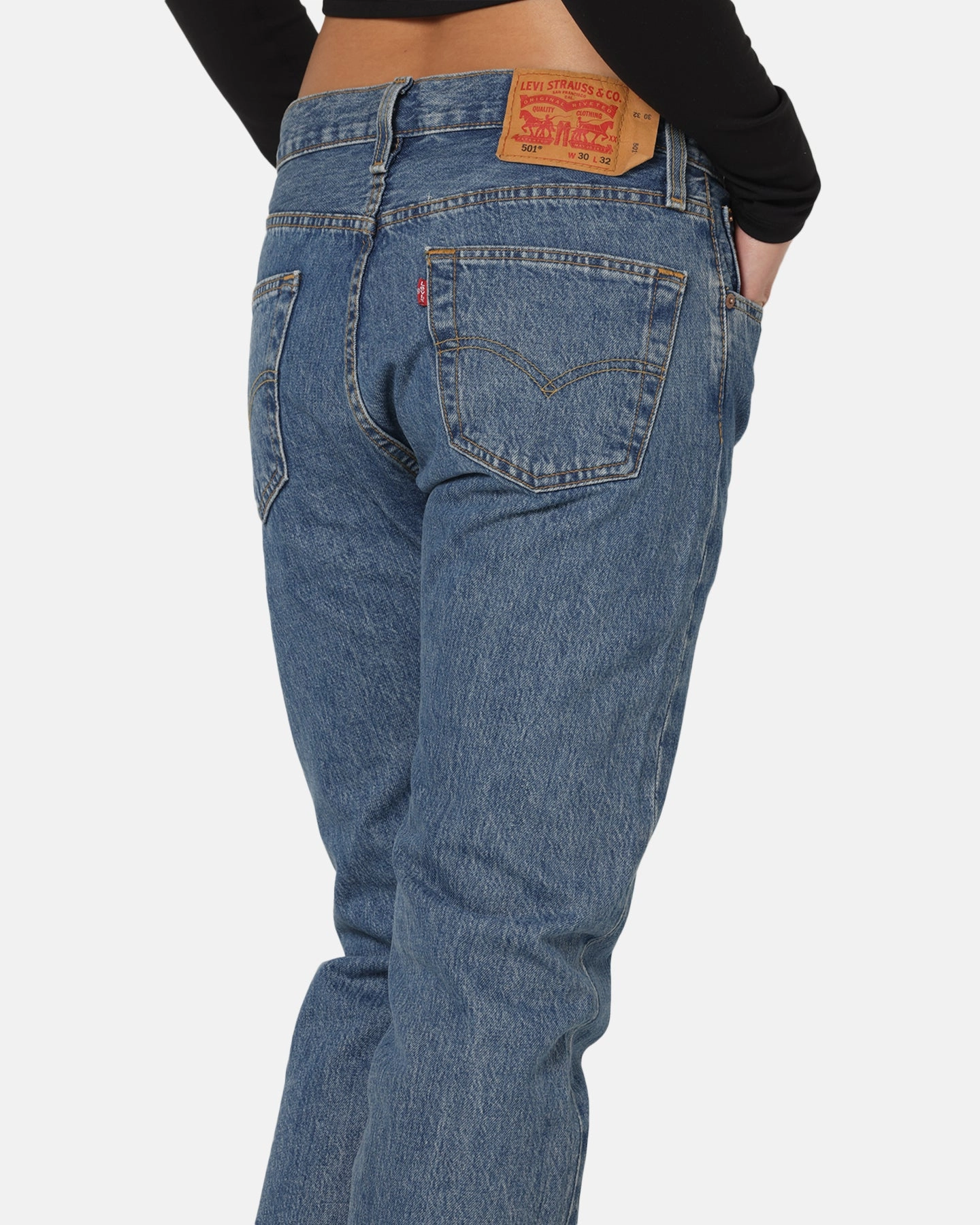 Universal Basic Levi Strauss And Co 501? Original Jeans Stone Wash