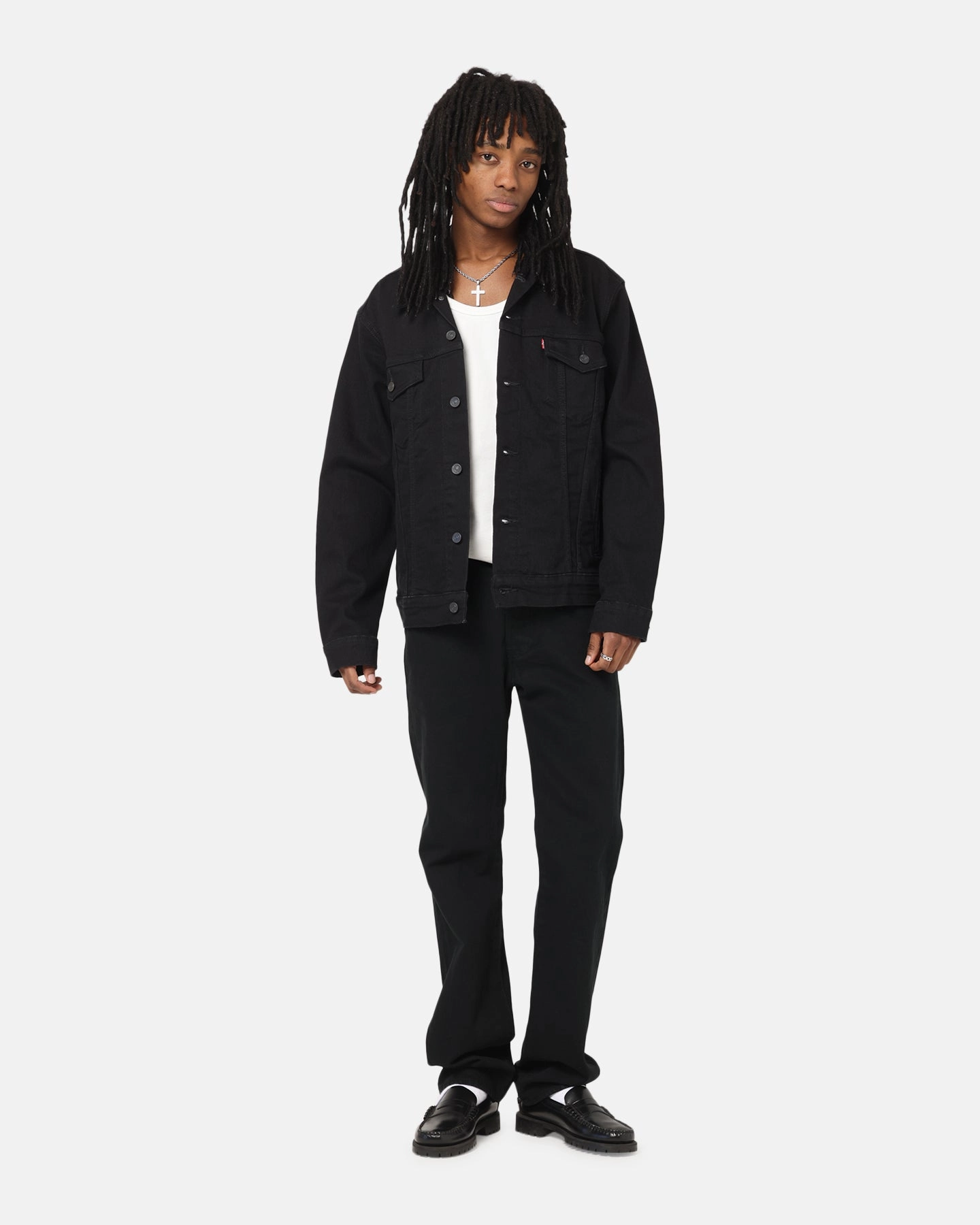 anniversary Levi Strauss And Co Denim Trucker Jacket Black
