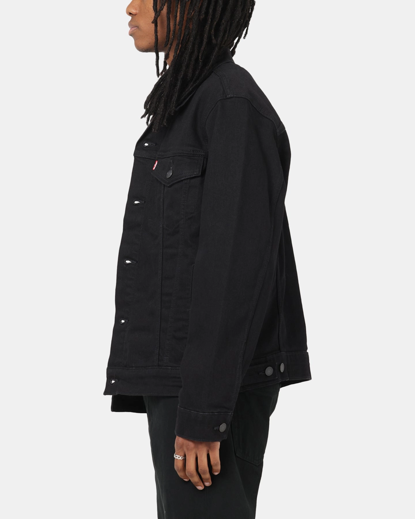 Levi Strauss And Co Denim Trucker Jacket Black Commute