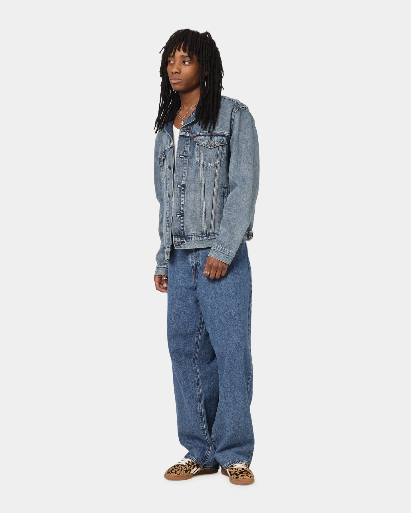 Levi Strauss And Co Denim Trucker Jacket Sky Casual Use