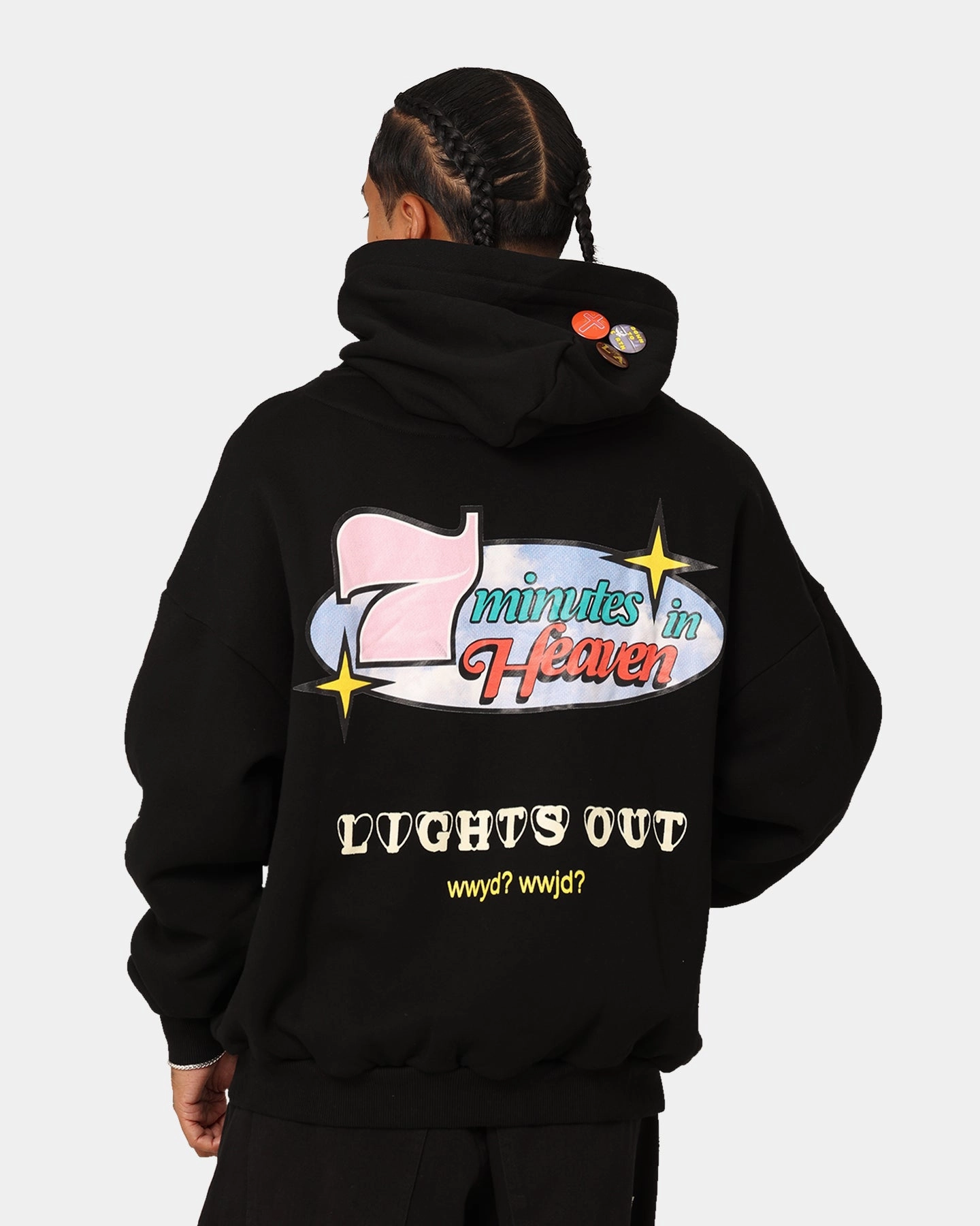 Lifted Anchors "Lights Out" Hoodie Black backpack wedding ceremony