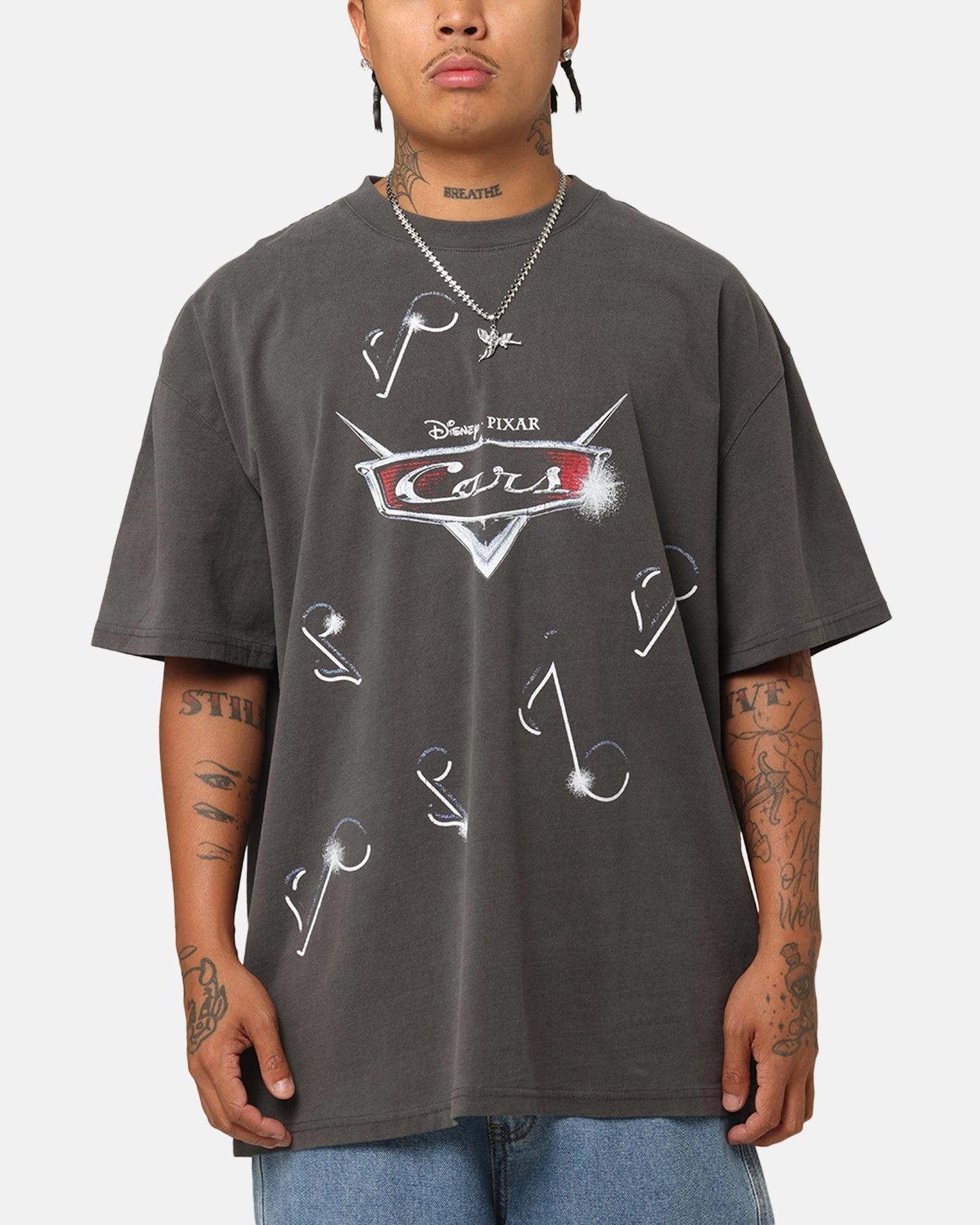 Goat Crew Disney And Pixar Cars DJ Heavy T-Shirt Black Wash Fresh and Cool