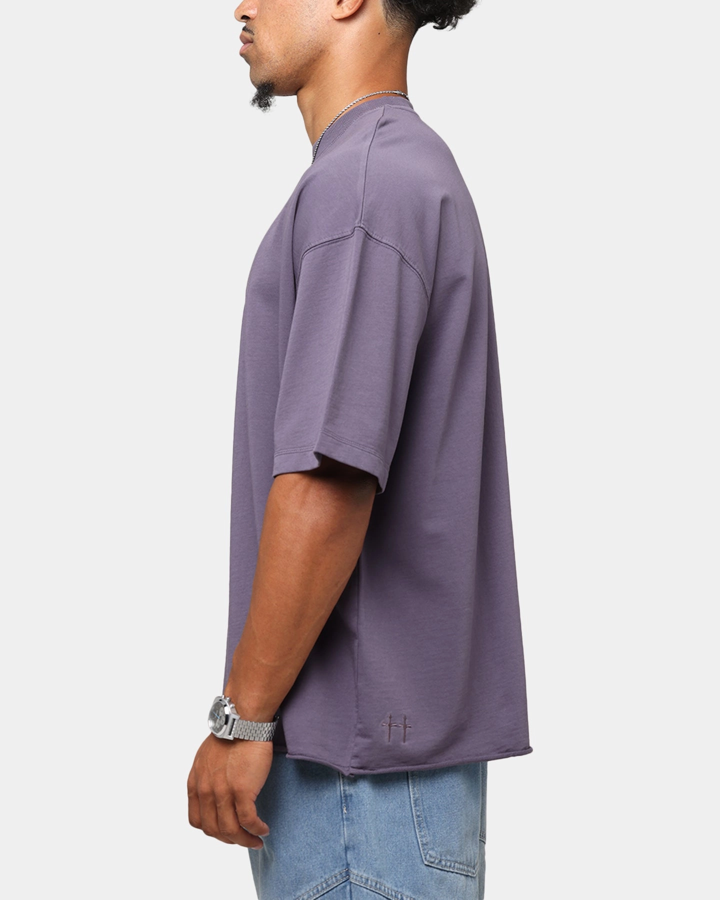 Saint Morta Boxy Vintage T-Shirt Washed Purple Bright and Bold quick-drying