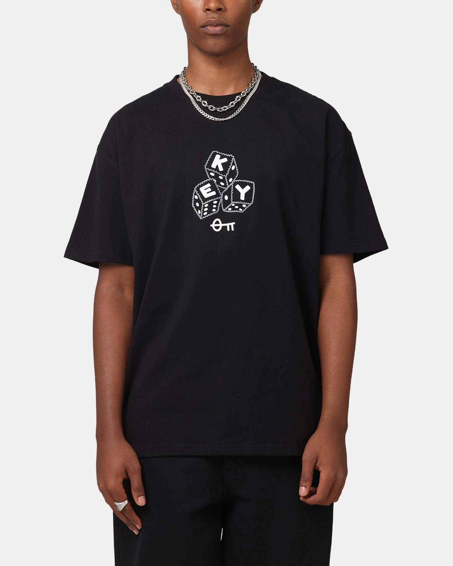 Key Street Dice Vintage T-Shirt Black UVProtectionFinish