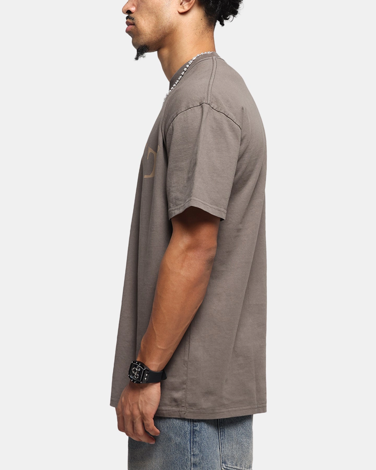 Saint Morta Vision Boxy T-Shirt Brown Smart Layering Easy Care