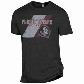Alternative Apparel Men's Florida State Seminoles/Seminole Logo Short Sleeve T-shirt - Black Chic and Cozy