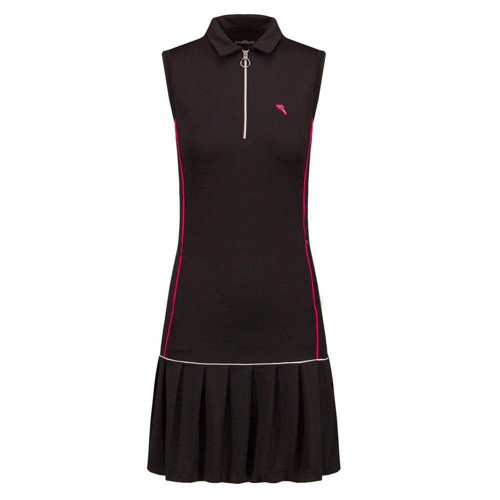 Chervo Jais Golf Dress Black - SS22 Women Everyday Style Smooth Fit