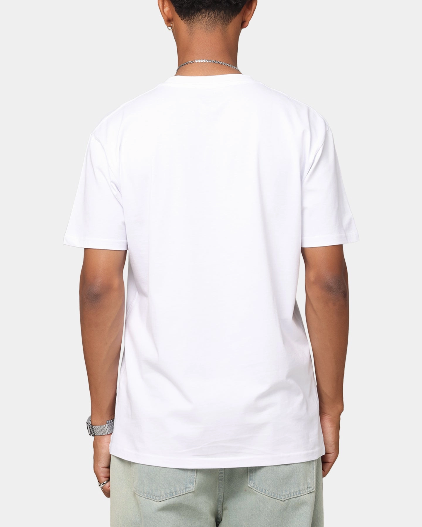 Classic Style Trend Sporty Style Secret Club Goochi Strong Tiger T-Shirt White
