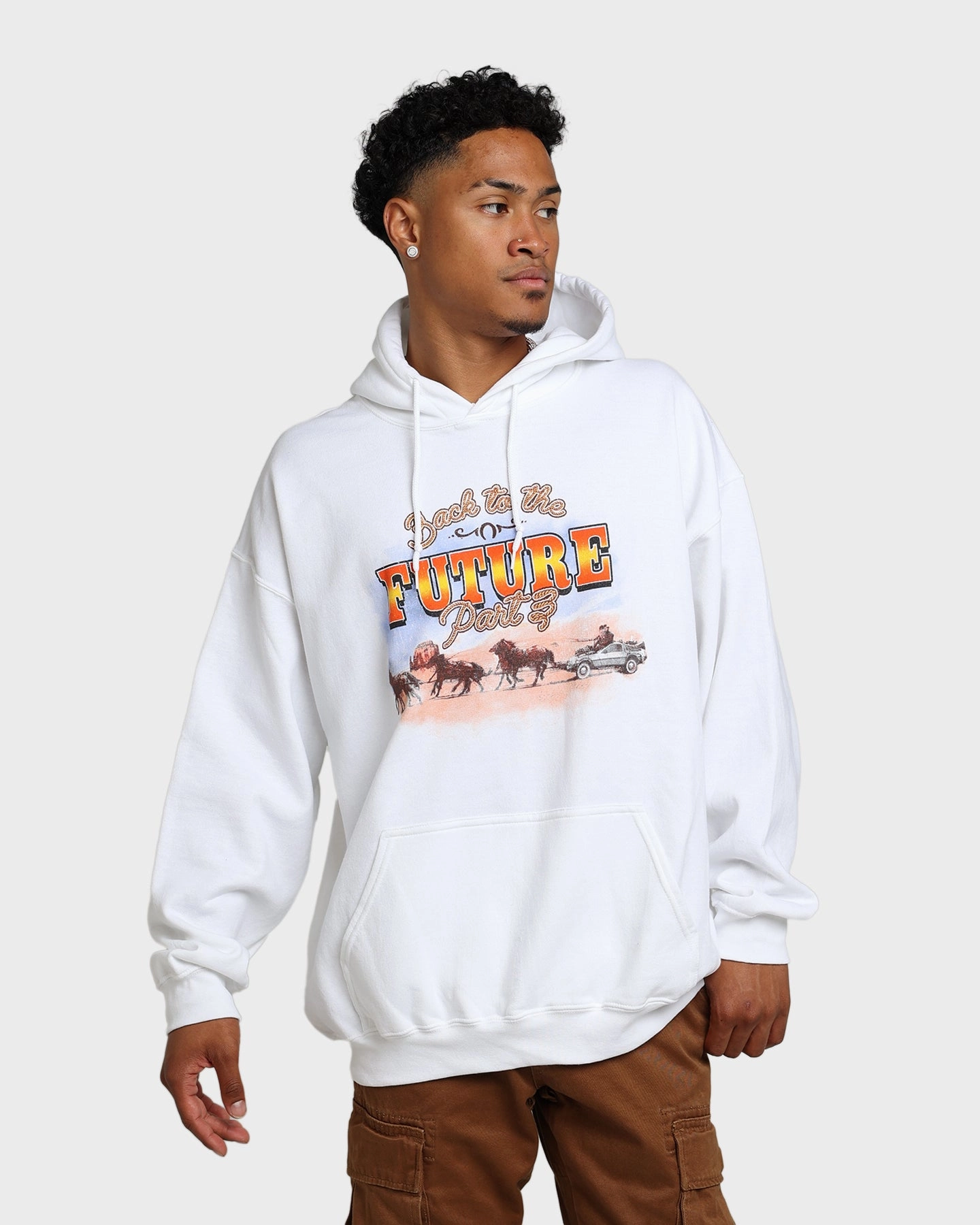 Sports Jacket American Thrift X Back To The Future Back To The Future 3 Hoodie White