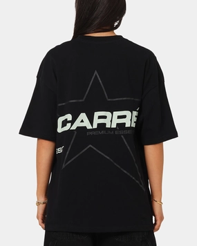 Carre Outlined T-Shirt Black Classic Smart Trendy Look