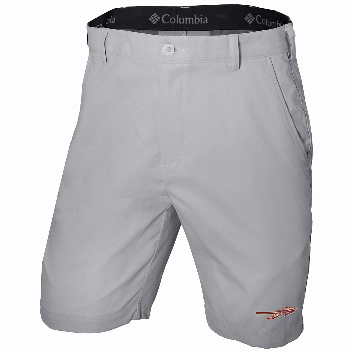 Columbia Golf Men's Spear Logo Lie Angle Short - Cool Grey SmoothZipper Cozy Stretch
