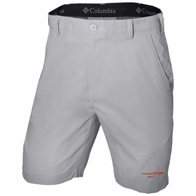 Low-rise style Columbia Golf Men's Spear Logo Lie Angle Short - Cool Grey