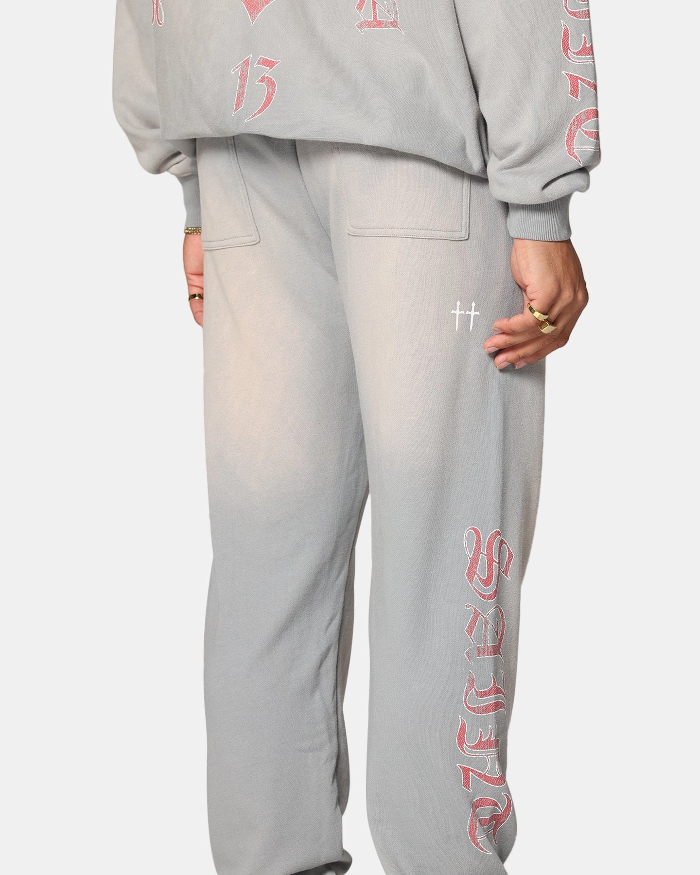 Saint Morta Hardcore Sweatpants Sunfade Grey All Season Moisture Wicking Technology