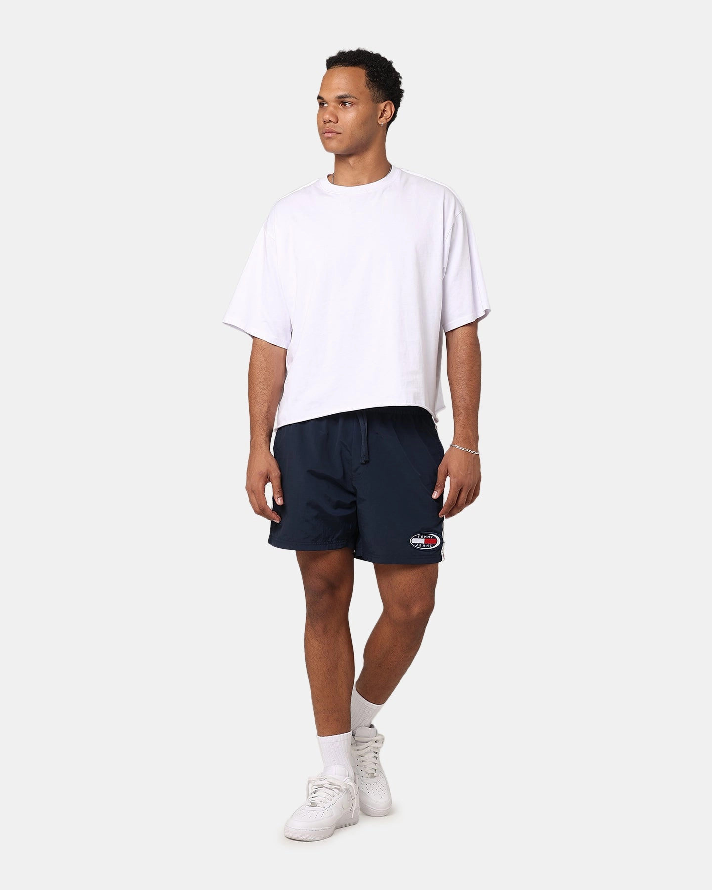 yoga clothes Tommy Jeans TJM Archive Beach Shorts Dark Night Navy