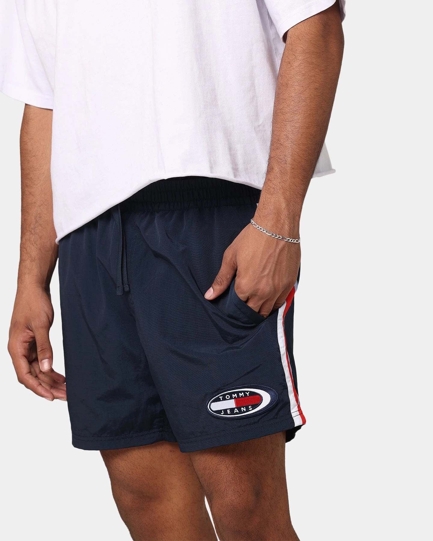 Beach Ready Shorts rhinestone accents Tommy Jeans TJM Archive Beach Shorts Dark Night Navy