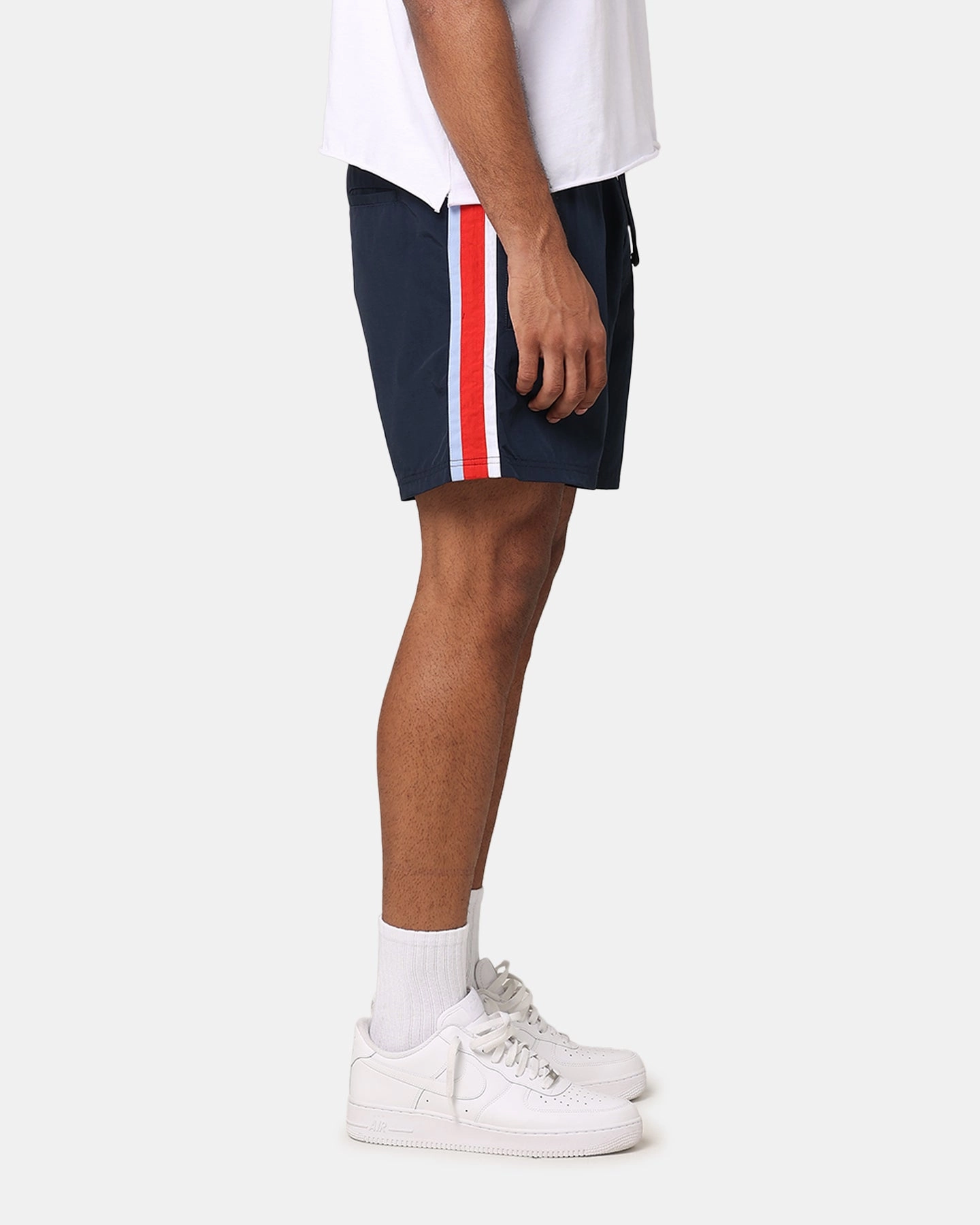 Tommy Jeans TJM Archive Beach Shorts Dark Night Navy belt
