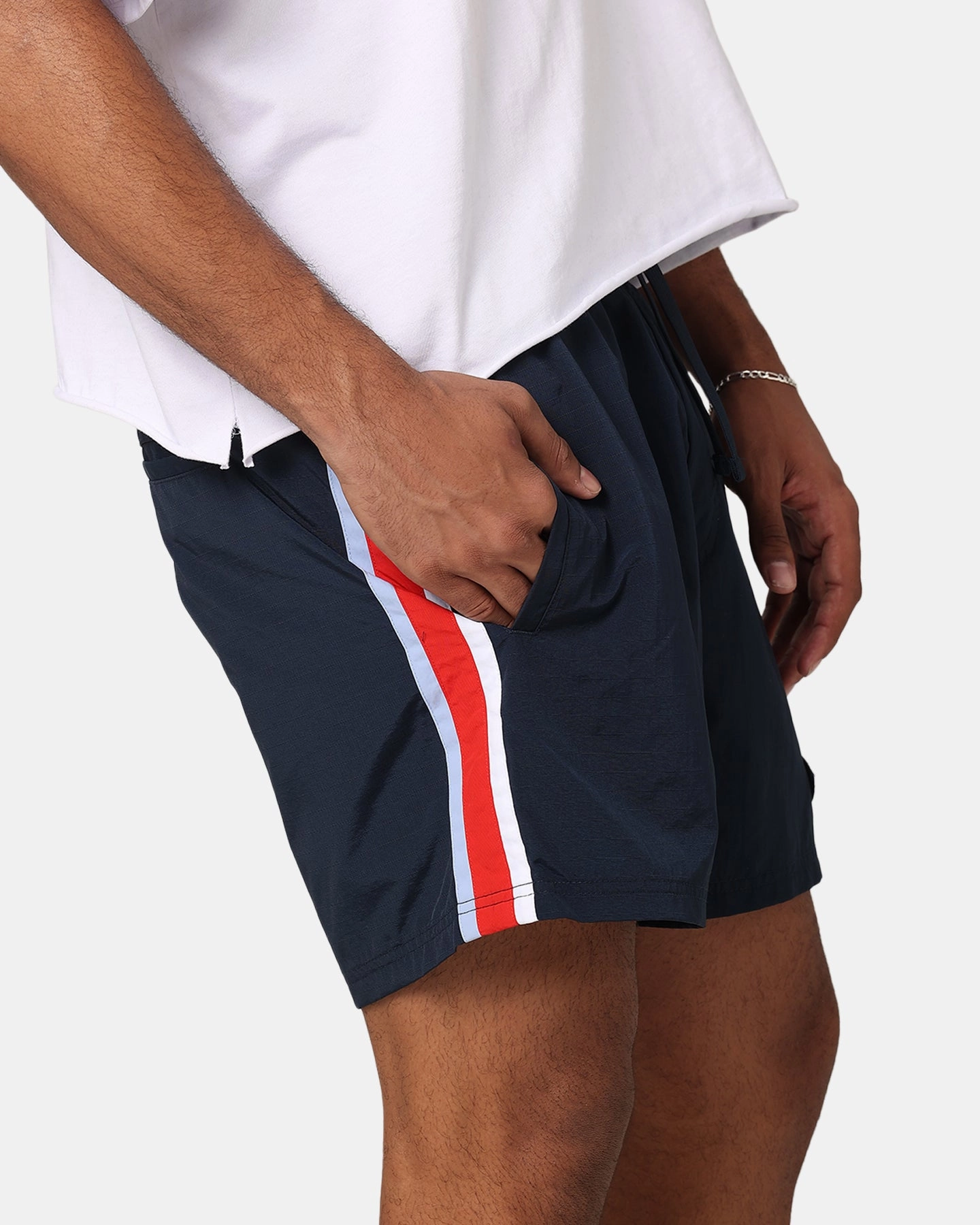 Moisture Management System Tommy Jeans TJM Archive Beach Shorts Dark Night Navy