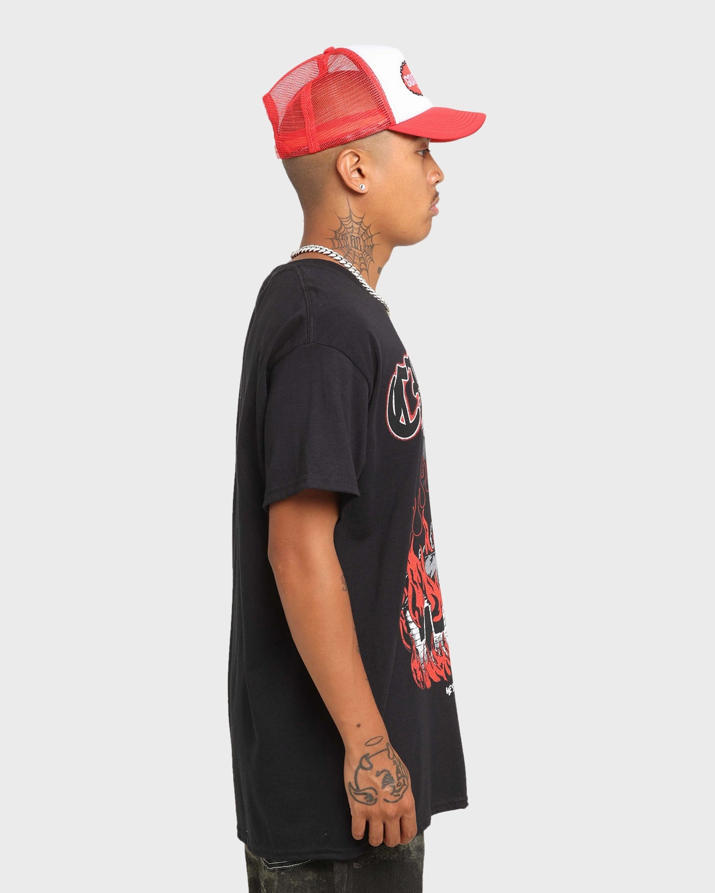 Summer Essential Goat Crew Chicago Vintage T-Shirt Black