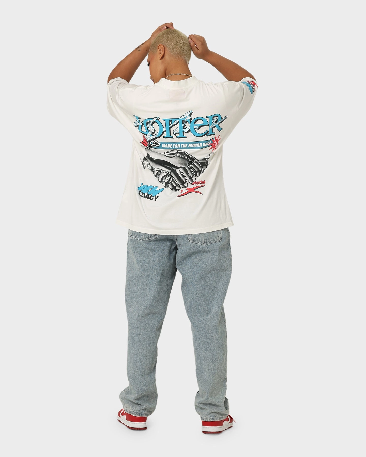 Active Wearable Stylish and Easygoing Loiter New Legacy Vintage T-Shirt Off White