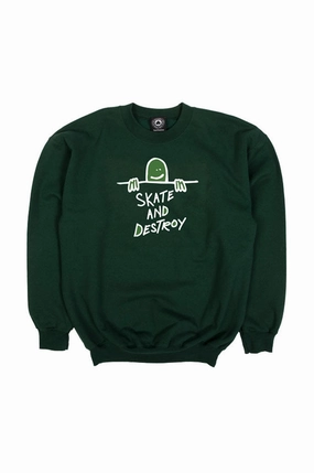 Hidden Pocket System Layered Cuff System Thrasher Gonz Sad Logo Crewneck Sweater