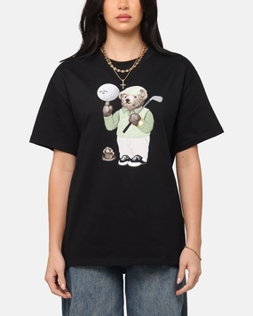 Market Par 5 Bear T-Shirt Black Summer Ready