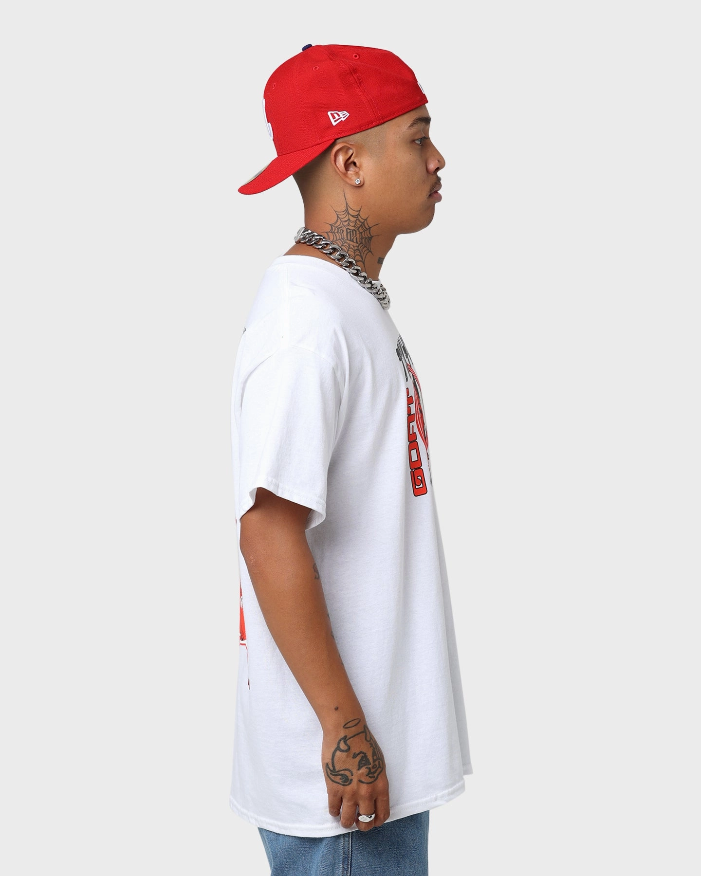 Goat Crew Never Say Never T-Shirt White Autumn Wear Elegant