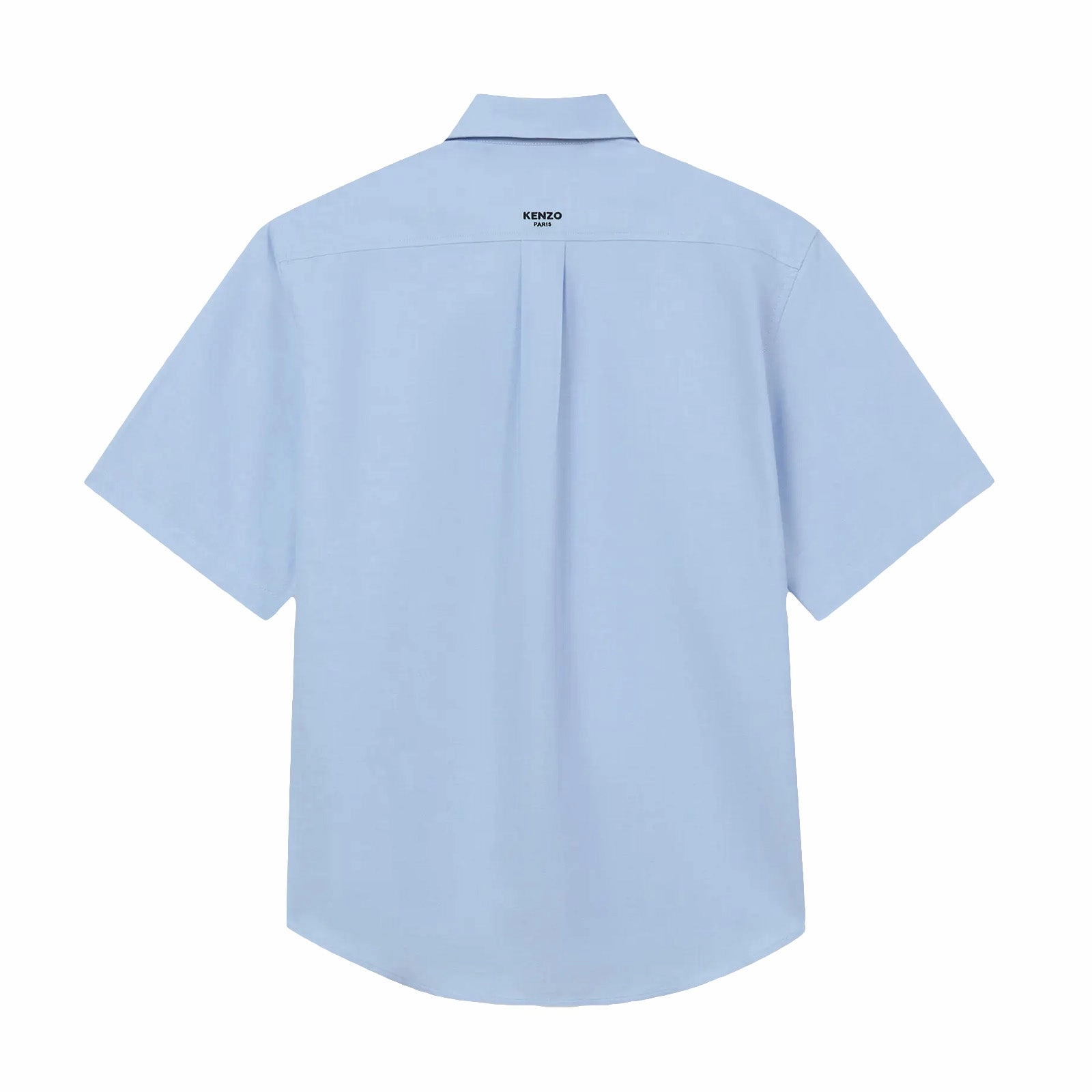 Kenzo Pop Crest Short Sleeve Shirt 'Oxford 'Blue' Winter Essentials Flexible Material