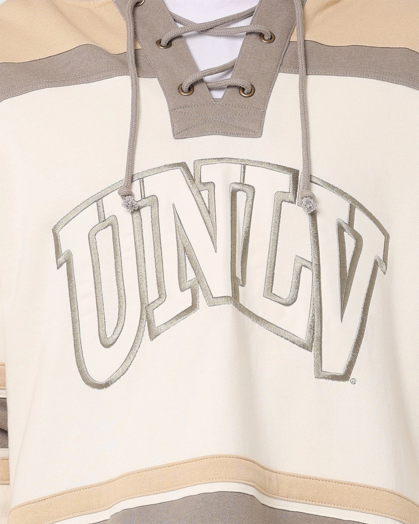 suitable for rainy days 47 Brand University of Nevada, Las Vegas Superior Lacer Hoodie Cream/Khaki