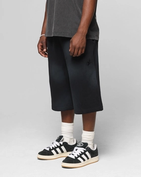vacation look Fade Resistant Material Loiter Premium Essentials Sweat Shorts Washed Black