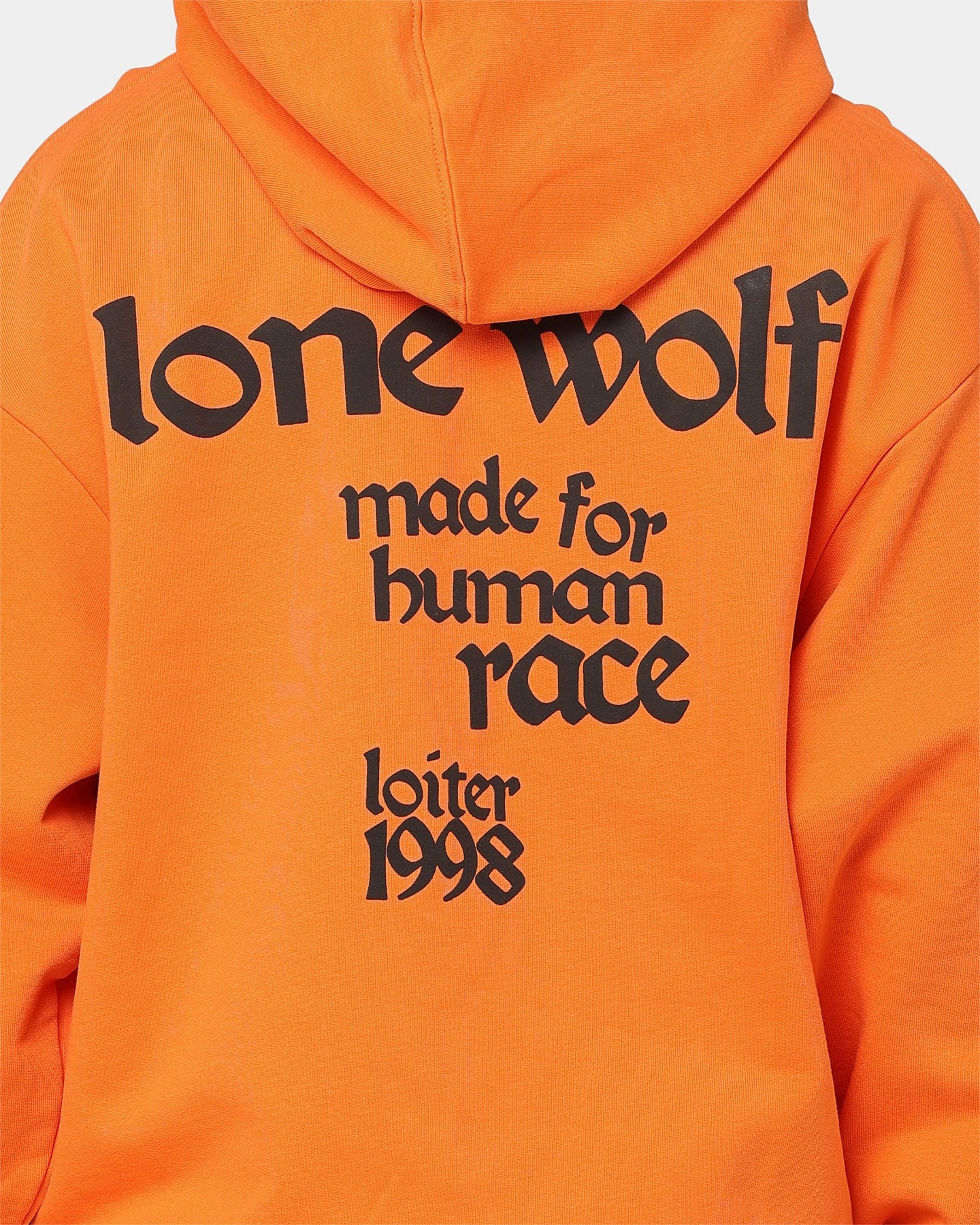 spring outfit Temperature Adaptive Fabric Loiter Lone Wolf Hoodie Orange