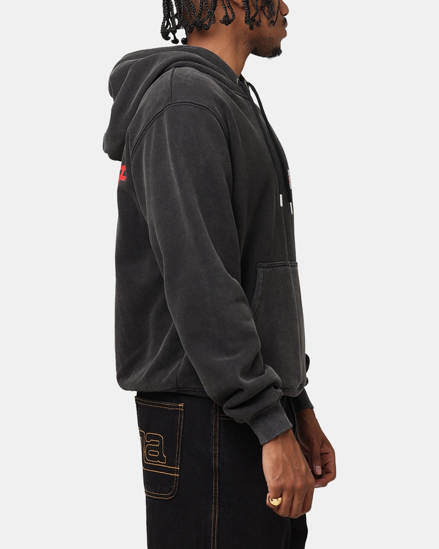 The Anti Order Junya Boxy Hoodie Vintage Black UV Shield Quick Coolness