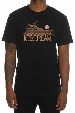 Crew Neck Design Icecream Yacht SS Tee