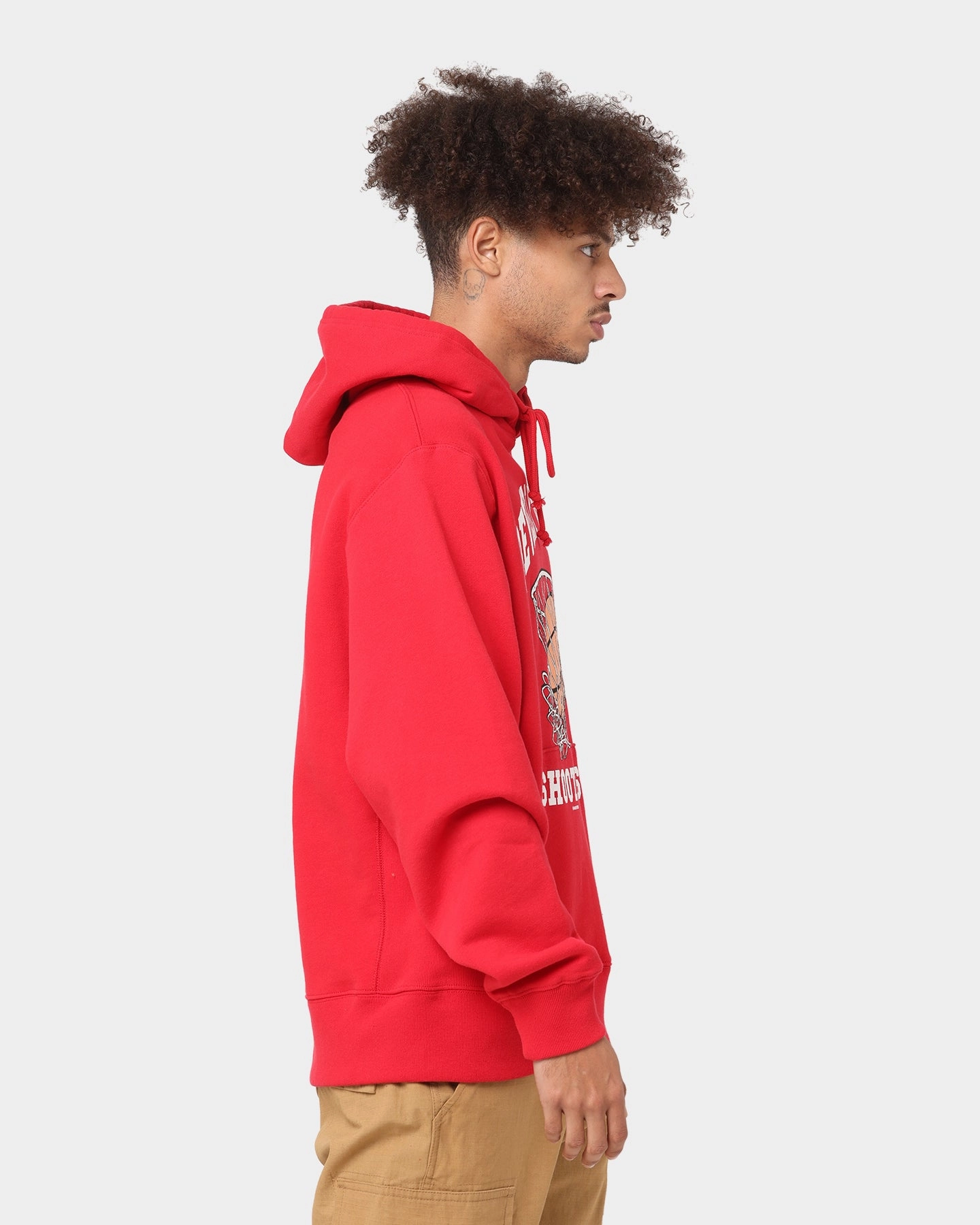 Los Angeles RadYo! Beverly Hills Shooters Hoodie Red Abrasion Resistant Panels