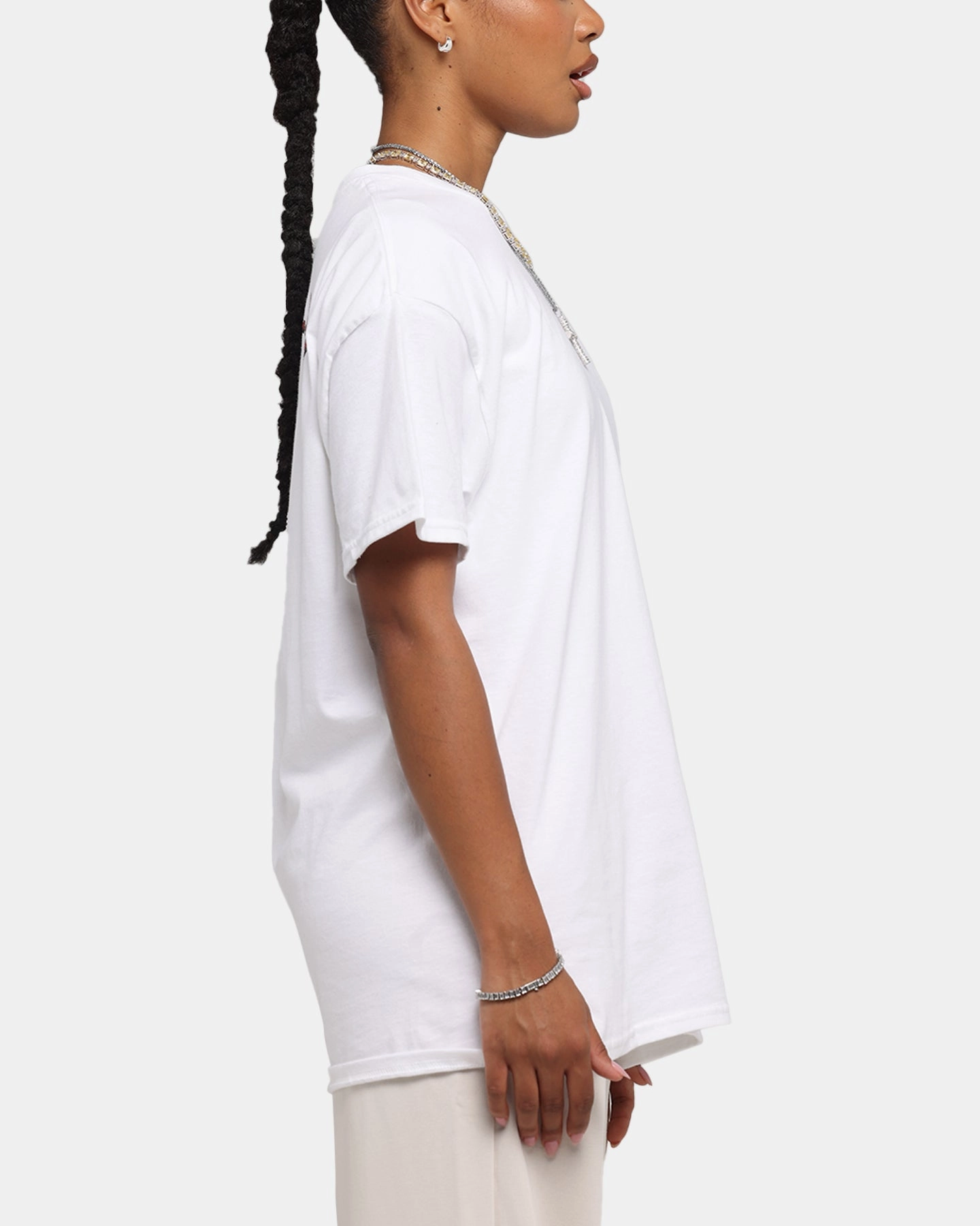 Cozy and Soft Reinforced Hemline Morgan Wallen Morgan Star T-Shirt White