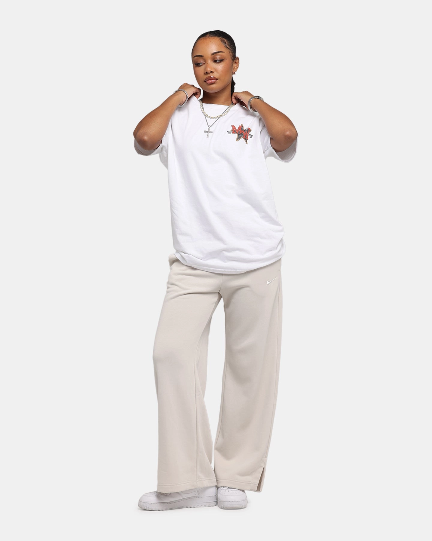 Morgan Wallen Morgan Star T-Shirt White Autumn Wear Relaxed Look