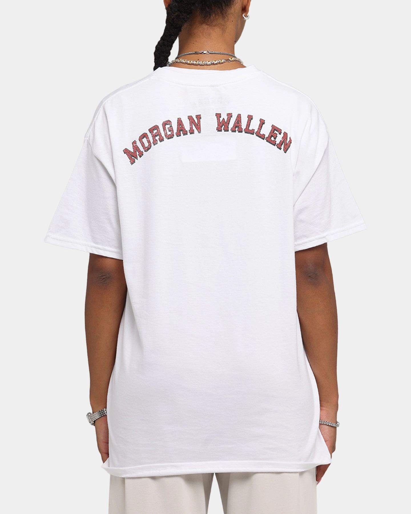 Playful Prints Morgan Wallen Morgan Star T-Shirt White