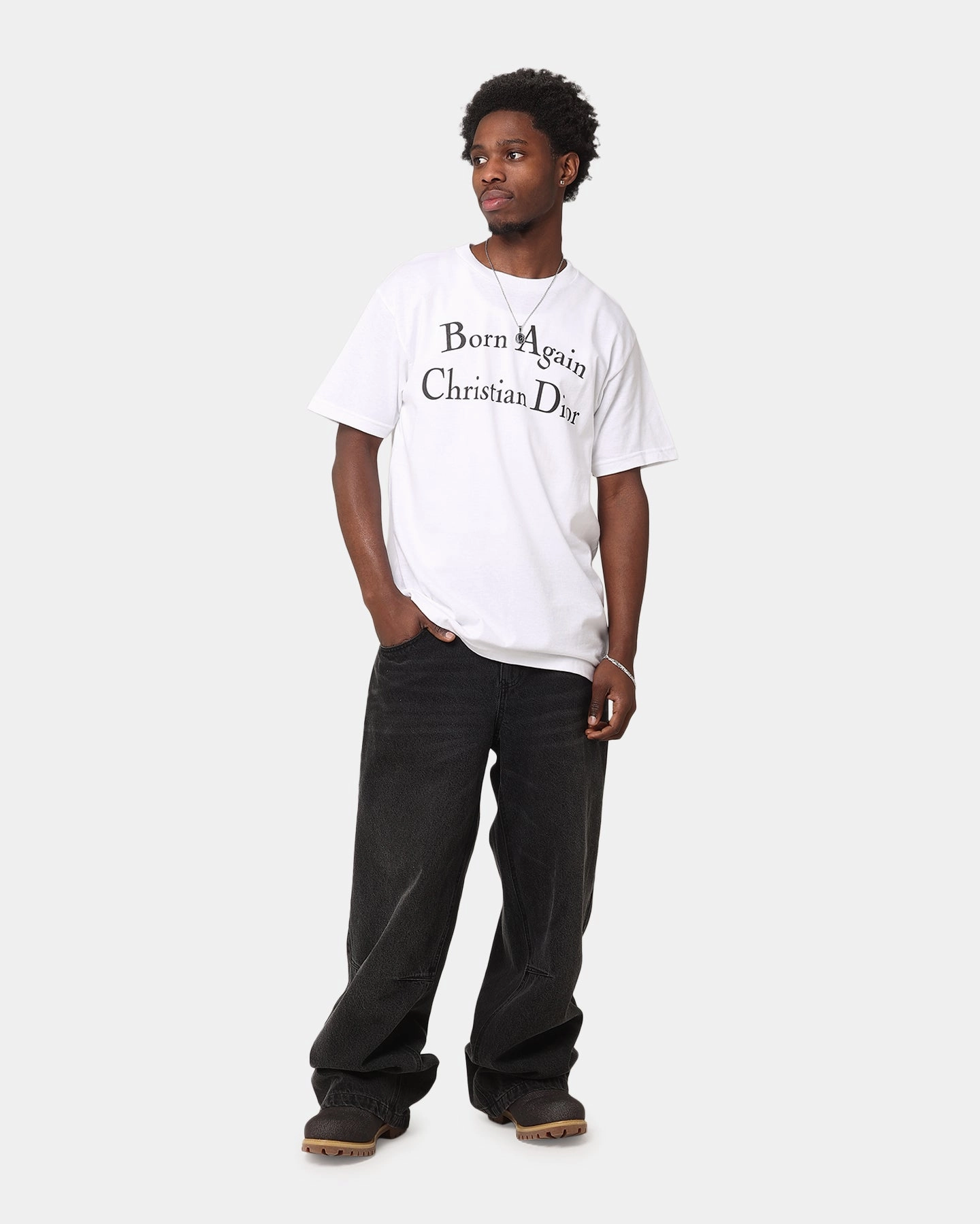 Complementary Colors Secret Club Born Again T-Shirt White