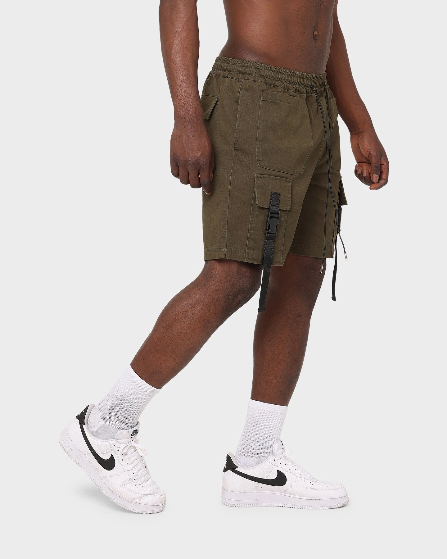 QuickAccessPockets EN ES Minister Utility Cargo Shorts Khaki