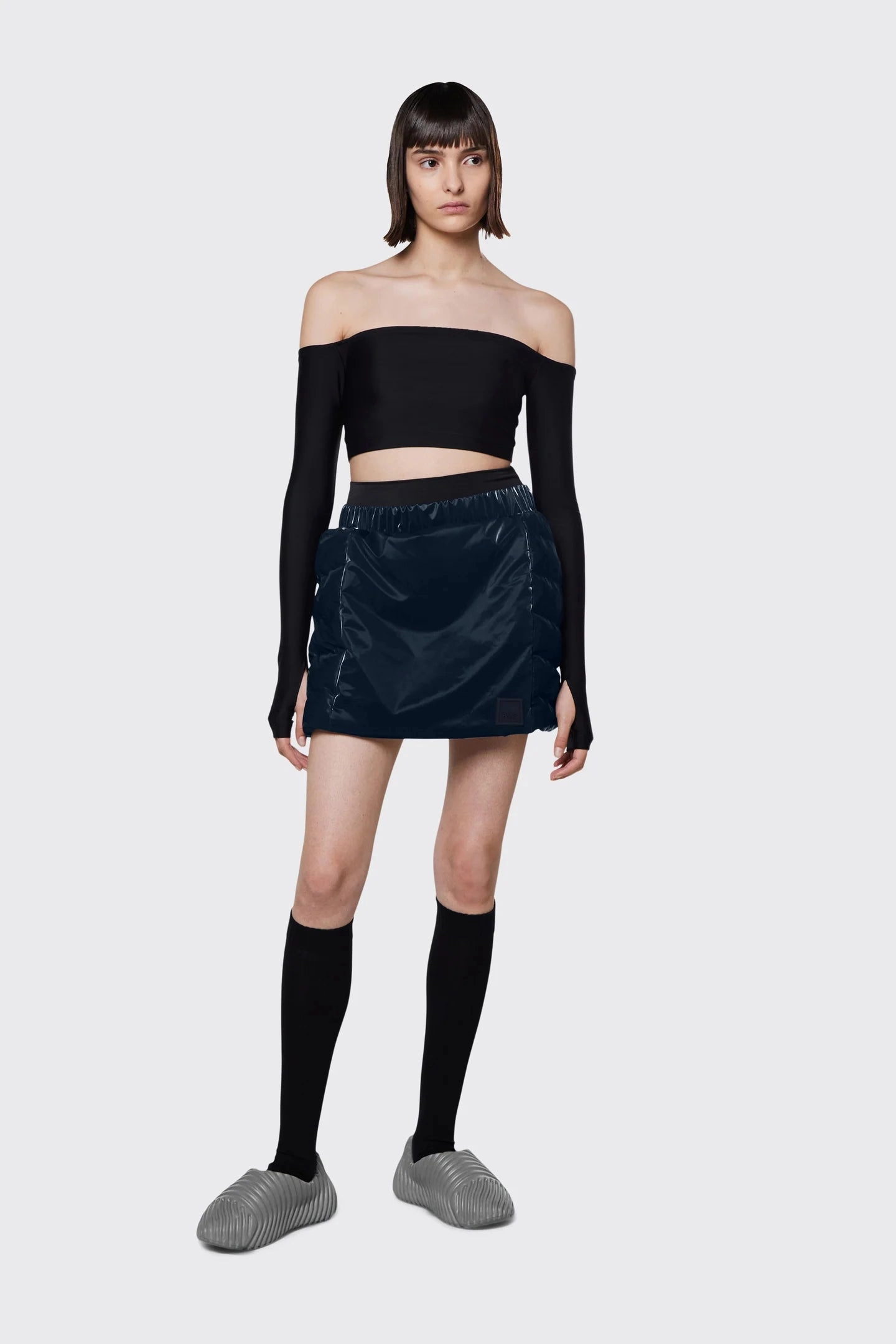 Womens RAINS Loop Mini Skirt 'Ink' Quick Dry Technology Ombre effect
