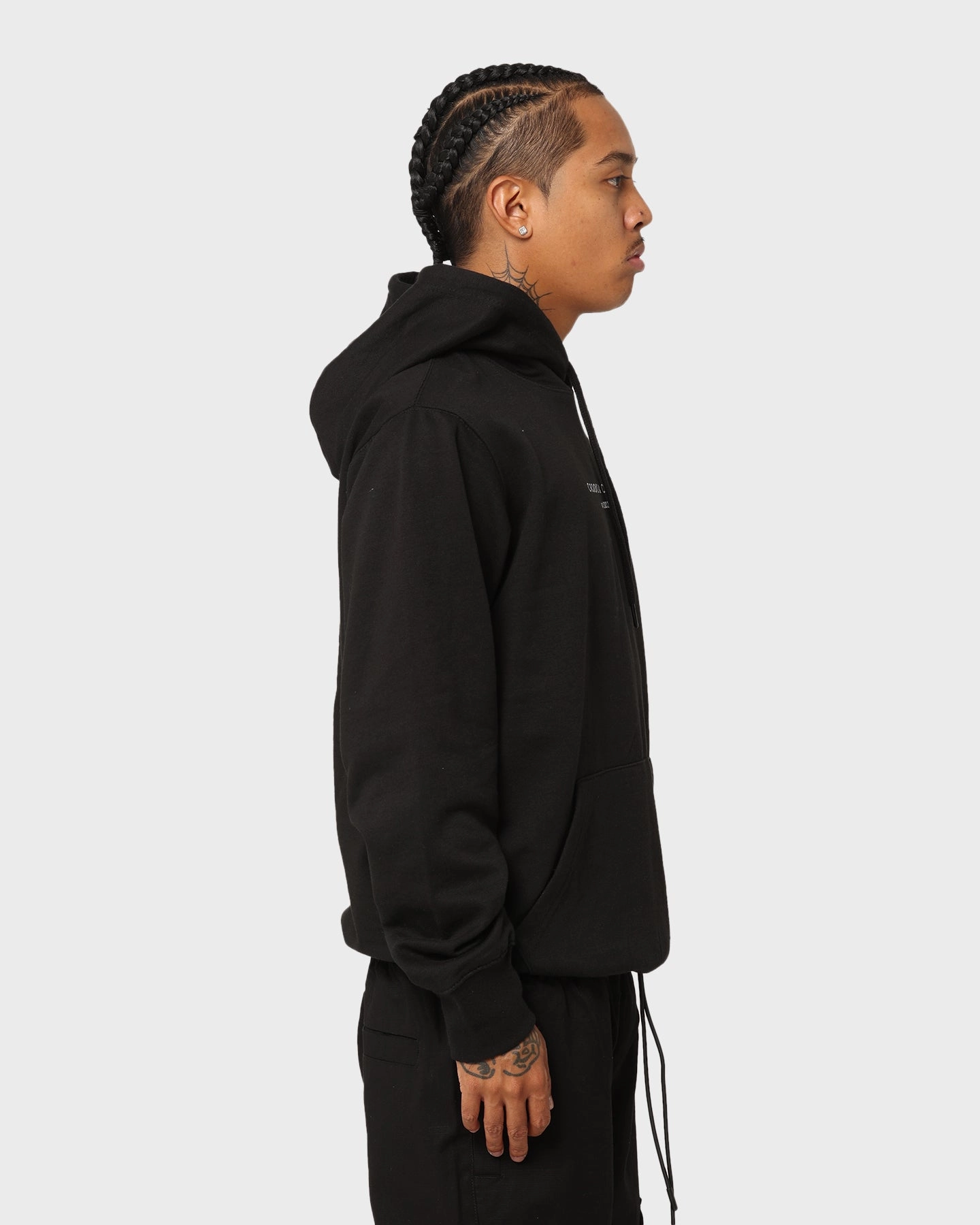 yoga enthusiasts Storm Resistant Closure Crooks & Castles Sleekin' Hoodie Black