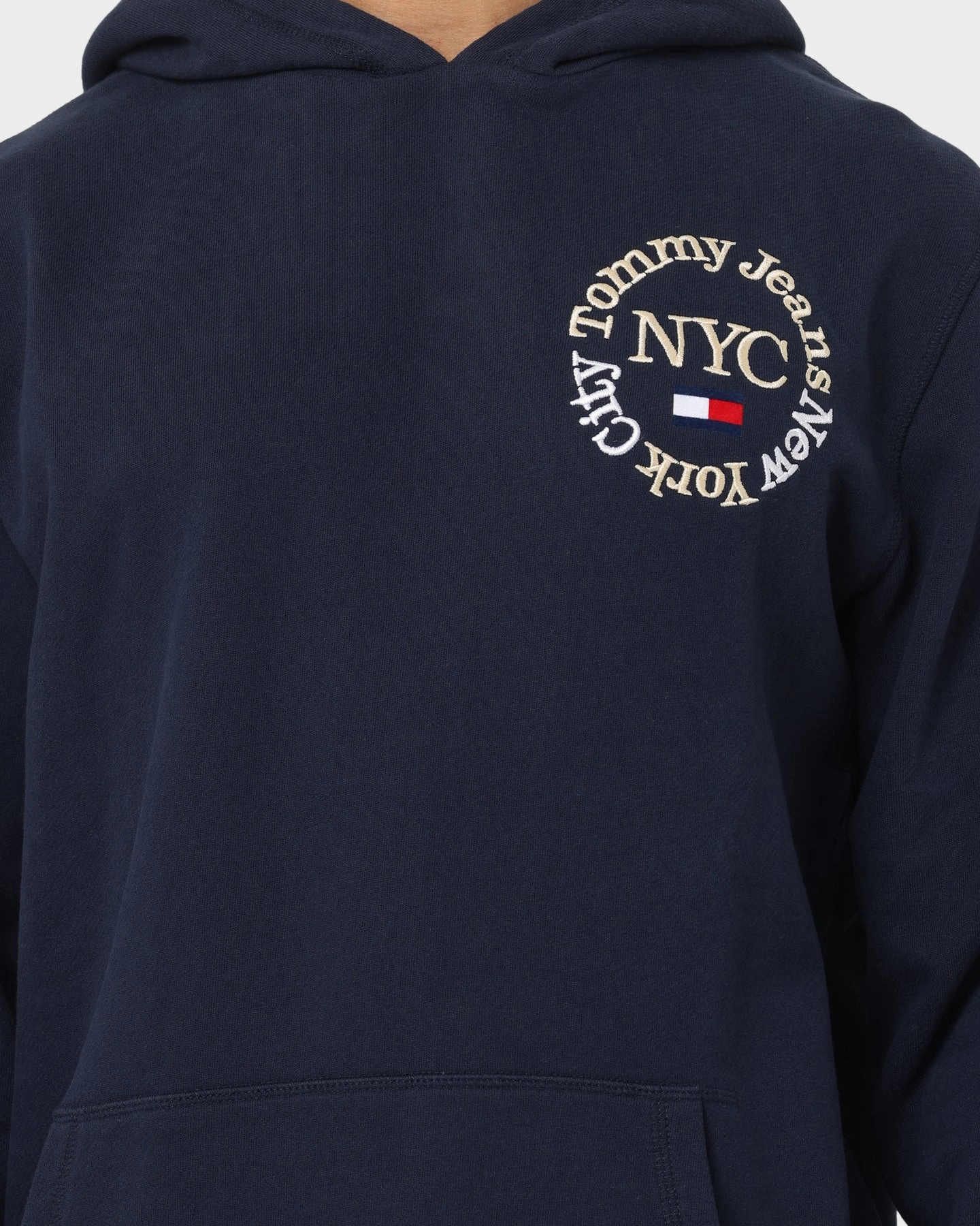 Insulated Jacket Tommy Jeans TJM Timeless Circle Hoodie Twilight Navy