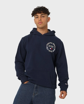 Tommy Jeans TJM Timeless Circle Hoodie Twilight Navy Philanthropy