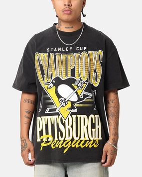 Summer Favorite Easy and Relaxed Culture Kings Pittsburgh Penguins 1991 Champ Heavy T-Shirt Vintage Black